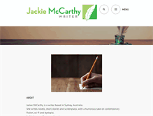 Tablet Screenshot of jackiemccarthy.com